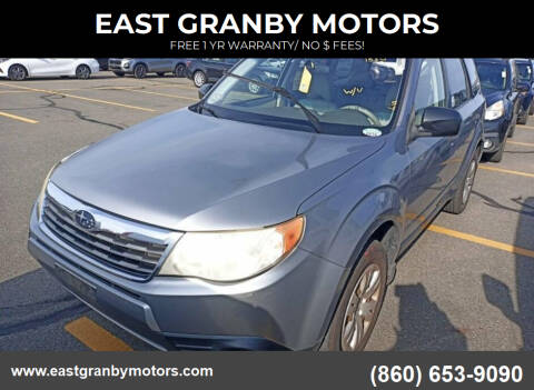 2010 Subaru Forester for sale at EAST GRANBY MOTORS in East Granby CT
