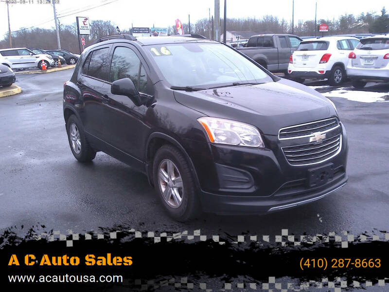 2016 Chevrolet Trax for sale at A C Auto Sales in Elkton MD