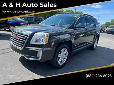 2016 GMC Terrain for sale at A & H Auto Sales in Greenville SC