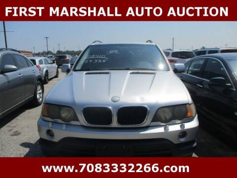 2002 BMW X5 for sale at First Marshall Auto Auction in Harvey IL