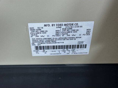 2018 Ford Explorer XLT