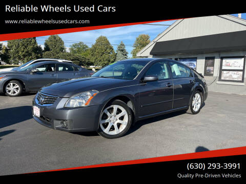 2007 Nissan Maxima for sale at Reliable Wheels Used Cars in West Chicago IL