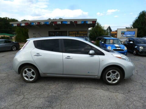 2012 Nissan LEAF for sale at HAPPY TRAILS AUTO SALES LLC in Taylors SC