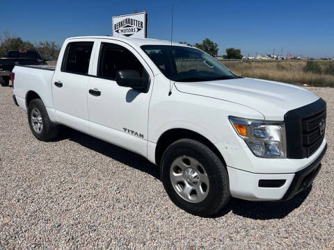 2021 Nissan Titan for sale at BERKENKOTTER MOTORS in Brighton CO