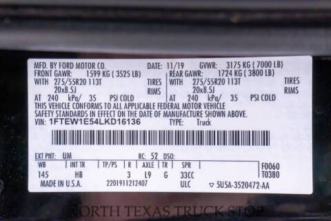 2020 Ford F-150 Lariat