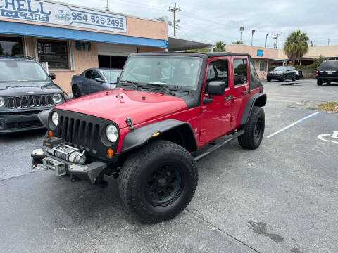 2008 Jeep Wrangler Unlimited for sale at MITCHELL MOTOR CARS in Fort Lauderdale FL