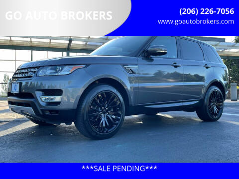 2014 Land Rover Range Rover Sport for sale at GO AUTO BROKERS in Bellevue WA