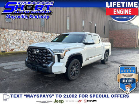 2022 Toyota Tundra for sale at Tim Short CDJR of Maysville in Maysville KY