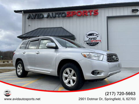 2009 Toyota Highlander for sale at AVID AUTOSPORTS in Springfield IL