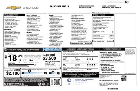 2019 Chevrolet Tahoe LT
