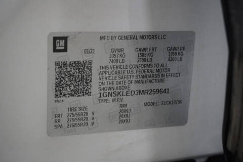 2021 Chevrolet Tahoe Police