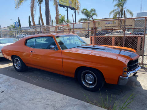 1971 Chevrolet Chevelle for sale at UNIQUE AUTOMOTIVE GROUP in San Diego CA