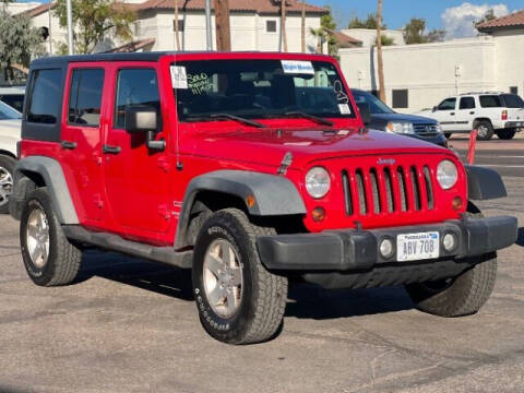 2011 Jeep Wrangler Unlimited for sale at Adam's Cars in Mesa AZ