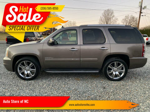 2011 GMC Yukon for sale at Auto Store of NC in Walkertown NC