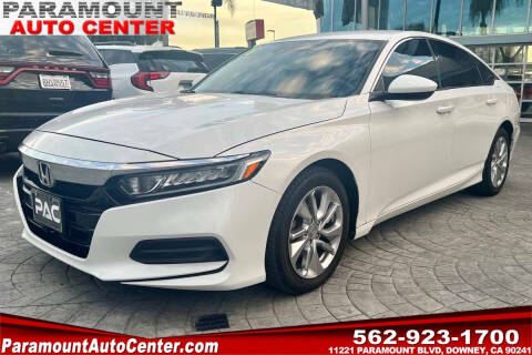 2018 Honda Accord for sale at PARAMOUNT AUTO CENTER in Downey CA