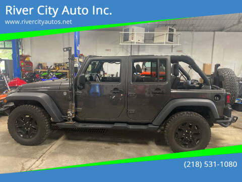 2018 Jeep Wrangler JK Unlimited for sale at River City Auto Inc. in Fergus Falls MN