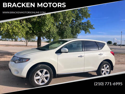 2009 Nissan Murano for sale at BRACKEN MOTORS in San Antonio TX