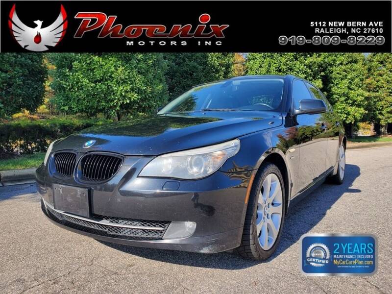 2010 BMW 5 Series for sale at Phoenix Motors Inc in Raleigh NC