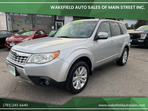 2011 Subaru Forester for sale at Wakefield Auto Sales of Main Street Inc. in Wakefield MA