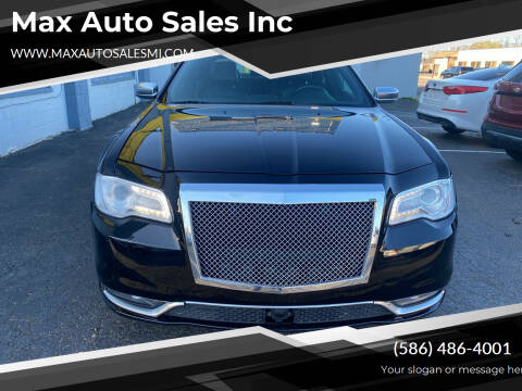 2016 Chrysler 300 for sale at Max Auto Sales Inc in Warren MI
