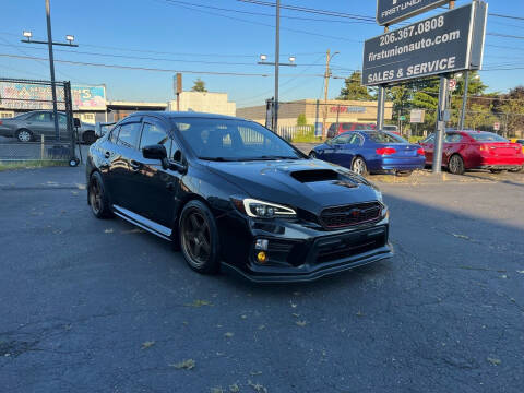 2018 Subaru WRX for sale at First Union Auto in Seattle WA