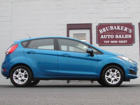 2015 Ford Fiesta for sale at Brubakers Auto Sales in Myerstown PA