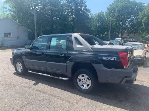 2002 Chevrolet Avalanche for sale at Back N Motion LLC in Anoka MN