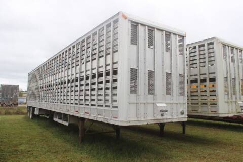 1997 M&W Livestock Trailer for sale at WILSON TRAILER SALES AND SERVICE, INC. in Wilson NC