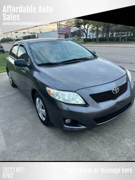 2009 Toyota Corolla for sale at Affordable Auto Sales in Dallas TX