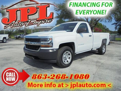 2017 Chevrolet Silverado 1500 for sale at JPL AUTO EMPIRE INC. in Lake Alfred FL