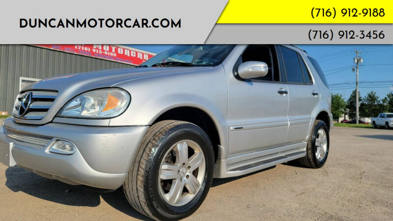 2005 Mercedes-Benz M-Class for sale at DuncanMotorcar.com in Buffalo NY