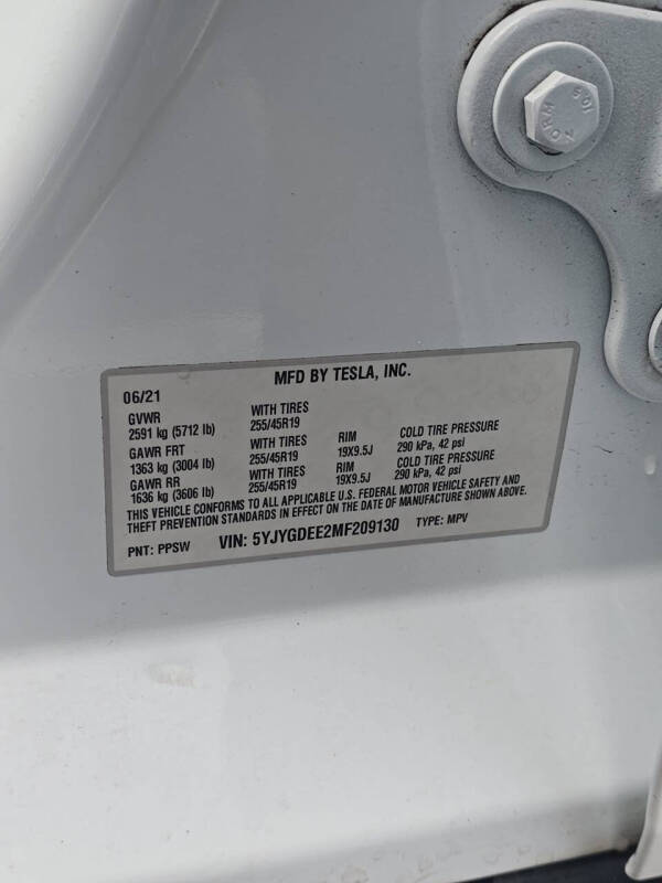 2021 Tesla Model Y Long Range