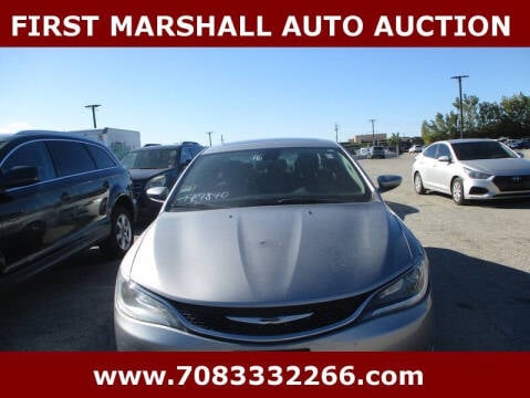 2016 Chrysler 200 for sale at First Marshall Auto Auction in Harvey IL