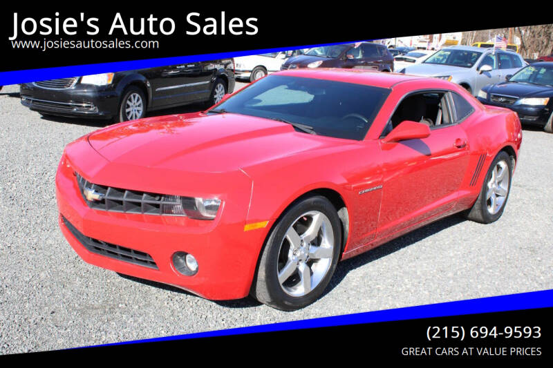2013 Chevrolet Camaro for sale at Josie's Auto Sales in Gilbertsville PA