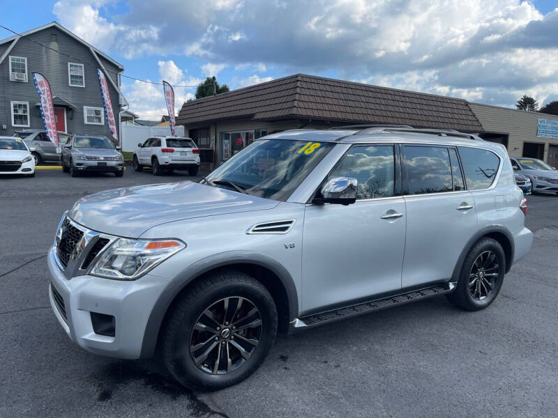 2018 Nissan Armada for sale at MAGNUM MOTORS in Reedsville PA