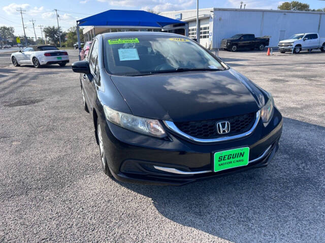 2014 Honda Civic for sale at SEGUIN MOTOR CARS in Seguin, TX