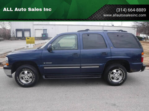 2001 Chevrolet Tahoe for sale at ALL Auto Sales Inc in Saint Louis MO