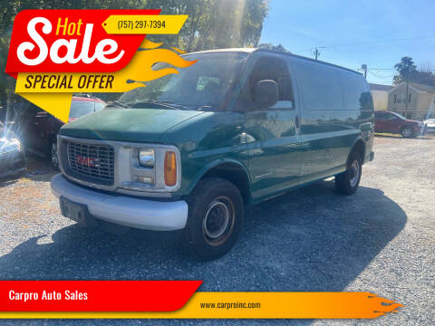 2001 GMC Savana for sale at Carpro Auto Sales in Chesapeake VA