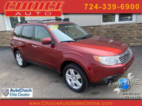 2010 Subaru Forester for sale at CHOICE AUTO SALES in Murrysville PA