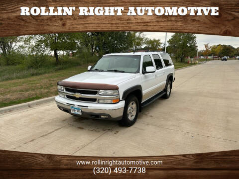 2005 Chevrolet Suburban for sale at Rollin' Right Automotive in Saint Cloud MN