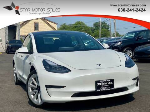2022 Tesla Model 3 for sale at Star Motor Sales in Downers Grove IL