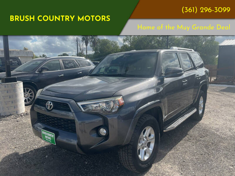 2016 Toyota 4Runner for sale at Brush Country Motors in Riviera TX
