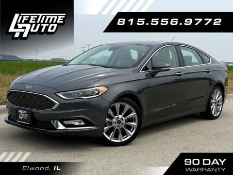 2017 Ford Fusion for sale at Lifetime Auto in Elwood IL