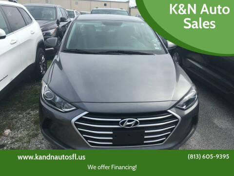 2018 Hyundai Elantra for sale at K&N AUTO SALES in Tampa FL