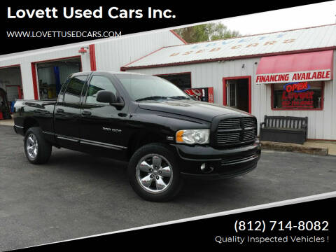 2004 Dodge Ram Pickup 1500 for sale at Lovett Used Cars Inc. in Spencer IN