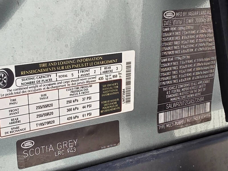 2016 Land Rover Range Rover Sport HSE