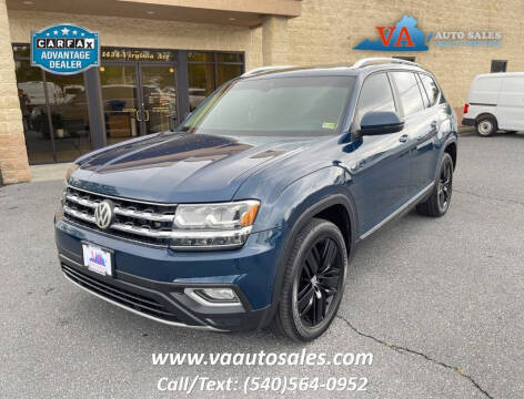 2018 Volkswagen Atlas for sale at Va Auto Sales in Harrisonburg VA