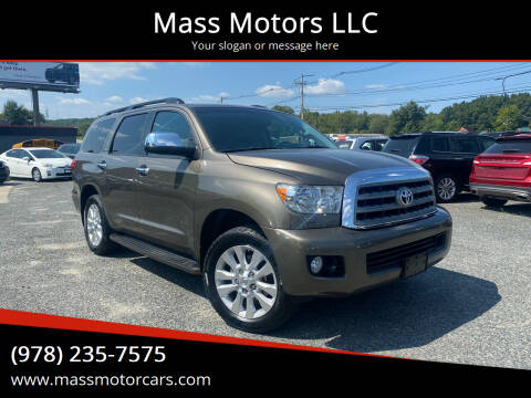 2014 Toyota Sequoia for sale at Mass Motors LLC in Worcester MA