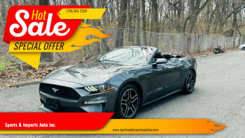 2018 Ford Mustang for sale at Sports & Imports Auto Inc. in Brooklyn NY