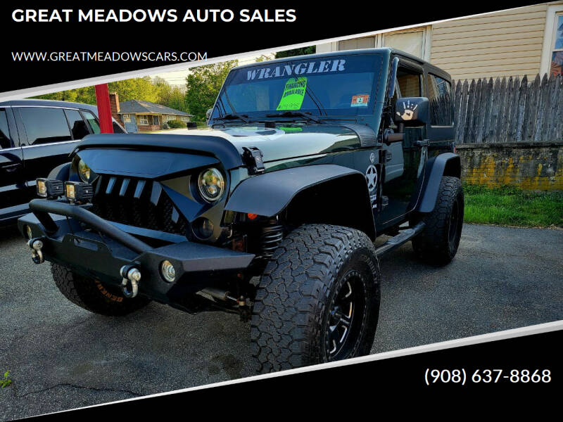 2011 Jeep Wrangler for sale at GREAT MEADOWS AUTO SALES in Great Meadows NJ
